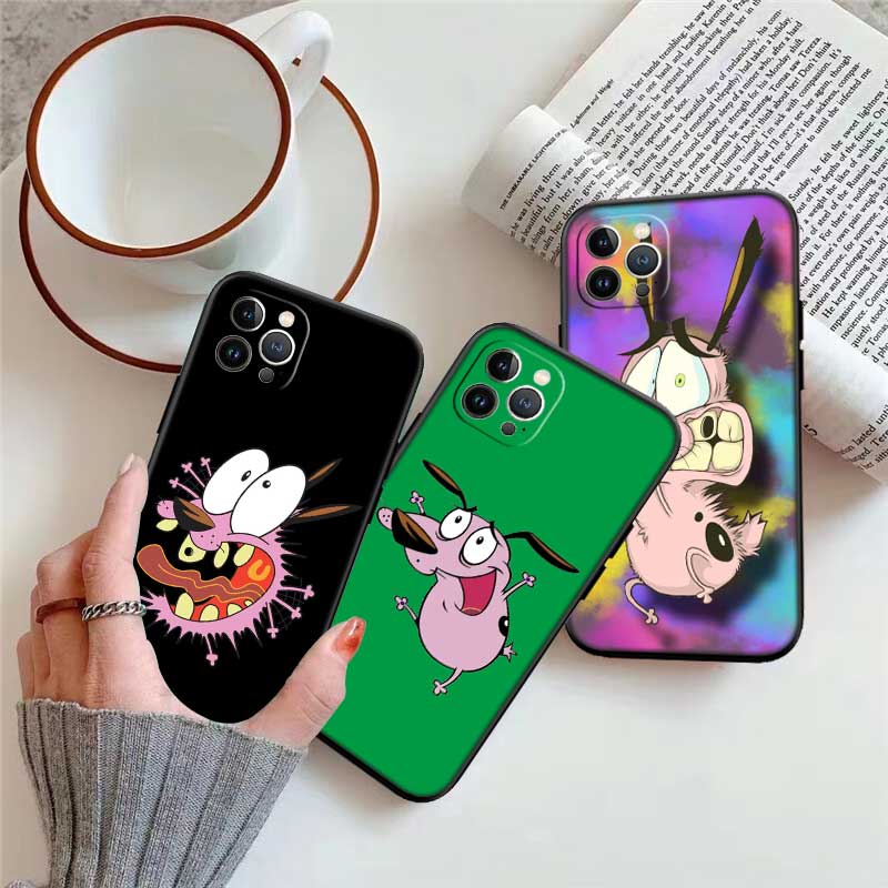RE15 C-Courage C-Cowardly D-Dog New High-End Shell Phone Case for OPPO A3 Pro A72 A74 A76 A77 A77S A78 A79 A94 A95 A18 A40M A58
