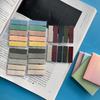 800sheets Transparent Fluorescent Index Tabs Pet Classification Flags Sticky Note For Page Marker Planner Stickers