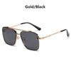 Fashion Square Luxury Design Sunglasses Men Women Flight Seven Rock Mach Six Style Gradient Pilot Sunglasses