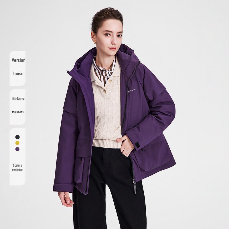 Navigare Women's Waterproof Goose Down Hooded Jacket