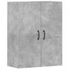 Wall Cabinets 2 pcs Concrete Grey Particleboard