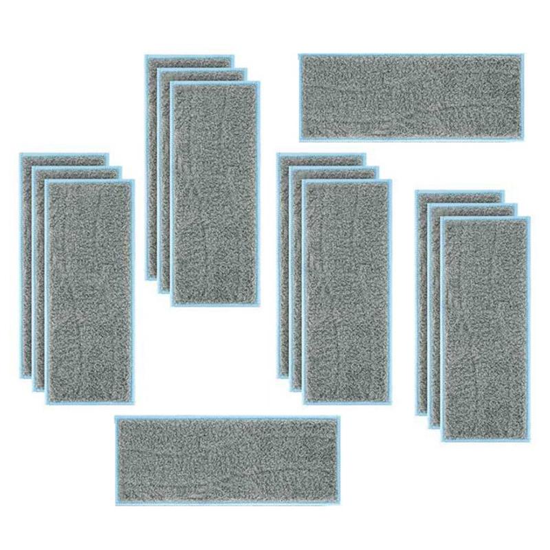

A65T-14PCS Washable Mop Cloths Rags For Irobot Braava Jet M6 Robot Vacuum Cleaner Replacement Spare Parts Parts Wet Mopping Pads серый
