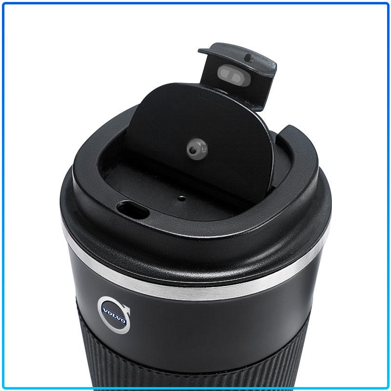 Car Stainless Steel 304 Coffee Thermos Mug Leak-Proof Non-Slip sticker For Volvo XC90 XC60 XC40 V40 V50 V60 S40 S50 S60 S70 S80 S90 240 C70 Vnl Truck