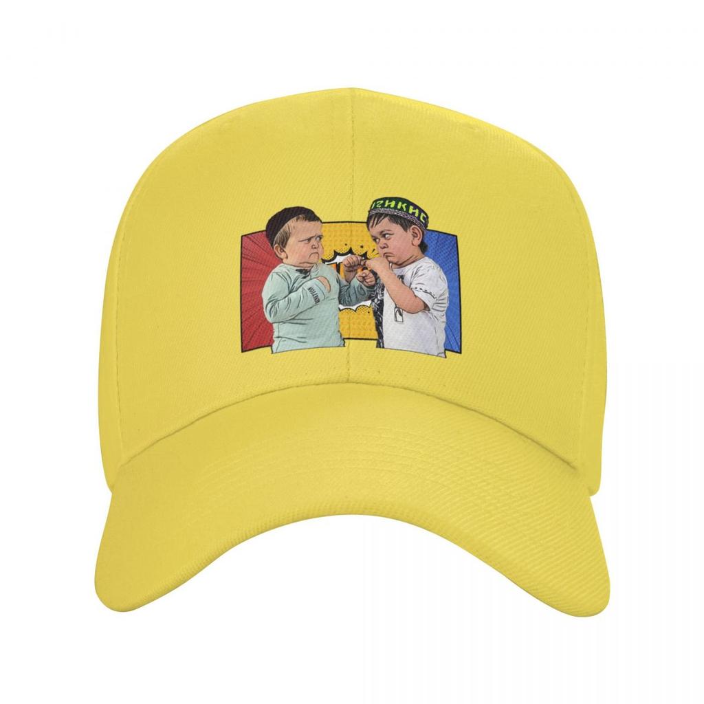 Hasbulla Vs Abdu Baseballkappe für Damen, Unisex, verstellbar, Mini-Khabib-Dad-Hut, Outdoor-Sommer-Snapback-Hüte
