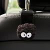 Cute Little Coal Ball Car Seat Back Hook Portable Auto Back Seat Organizer Hanger Storage Holder Auto Interior Accessories