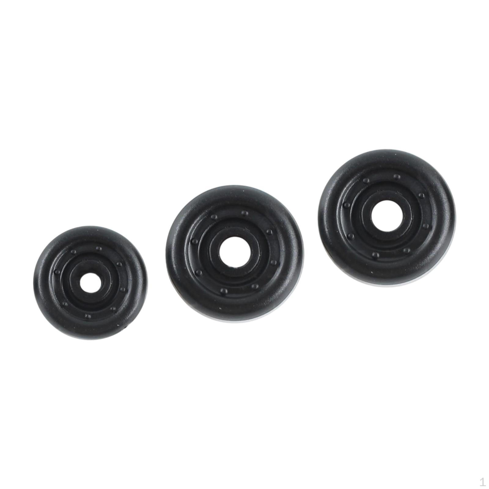 

3Pcs RC Airplane Wheels, Replacement, K170.0010.001 Sturdy Wear Resistant Convenient