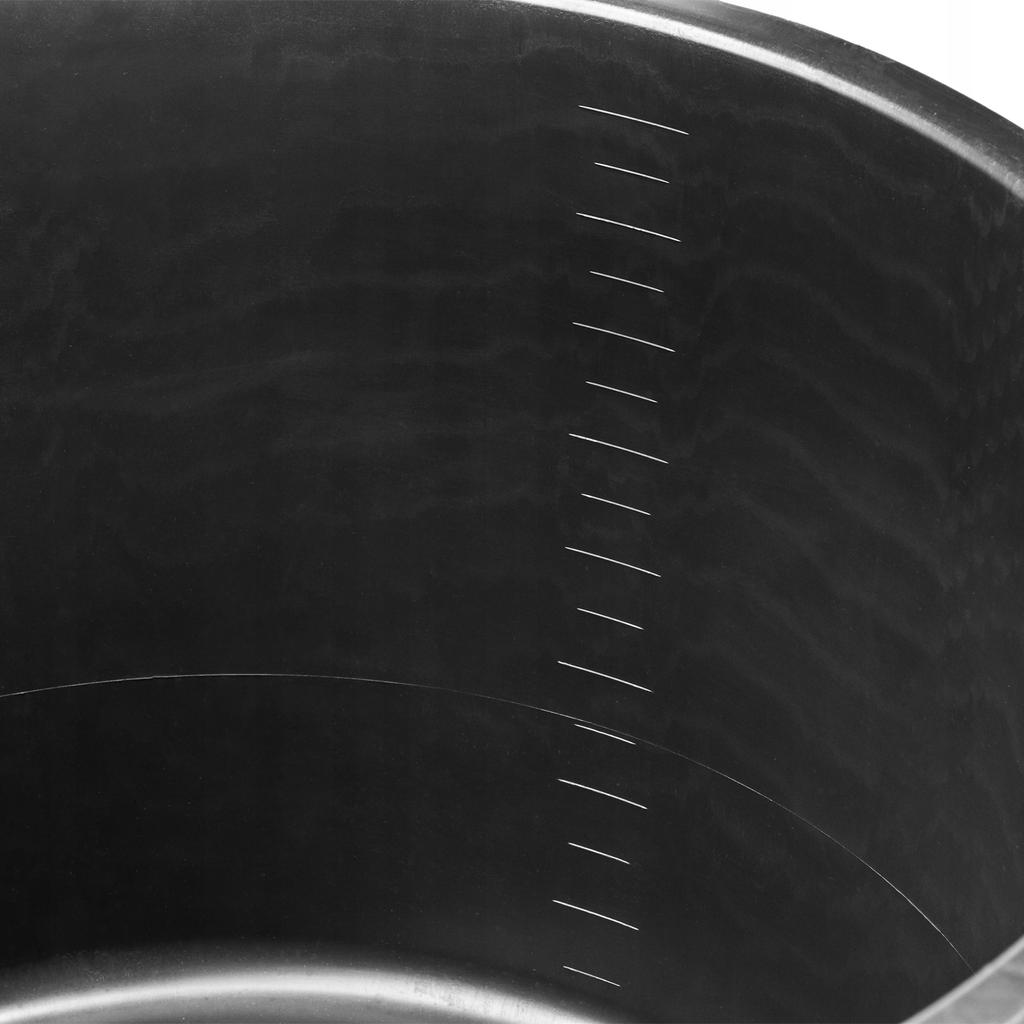 KADAX Construction Bucket Construction Bucket Mortar Bucket Concrete 90L Round Bowl