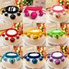 Cute Fashion Adjustable Nylon Dog Puppy Big Bells Collar Necklace Pet Supply