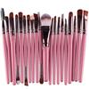 20-Piece Neutral Eyeshadow Brush Set with 24 Color Options
