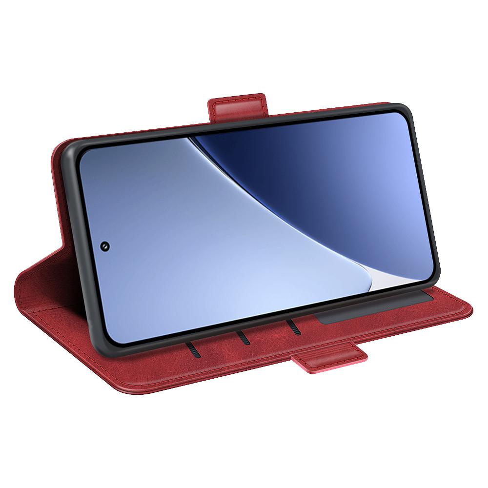 For Xiaomi 15 Pro Stand Case Calf Texture Leather Wallet Phone Cover