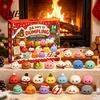 Collectible Mini Plushies Christmas Squeezy Toy Advent Calendar 2026, 24 Days Dumpling Toys Countdown Cute Animal Soft Calendar, Decor Jumbo