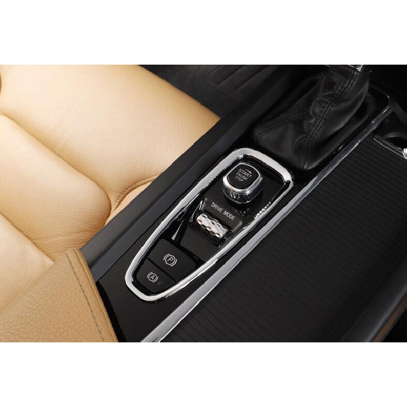 Fit For Volvo XC90 2016- Bright Silver Electronic Handbrake Cover Trim