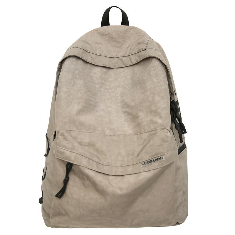 Simple Backpack Men's Large-capacity Travel Backpack Women's Leisure Japanese Junior High School Student High School College Student Schoolbag Men