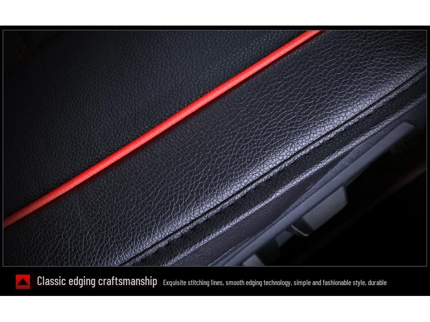 Universal 3D Full Leather Car Seat Cushion for All Seasons - Fits Sylphy, Haval H6/H2, Sagitar, Lavida, Baojun 560