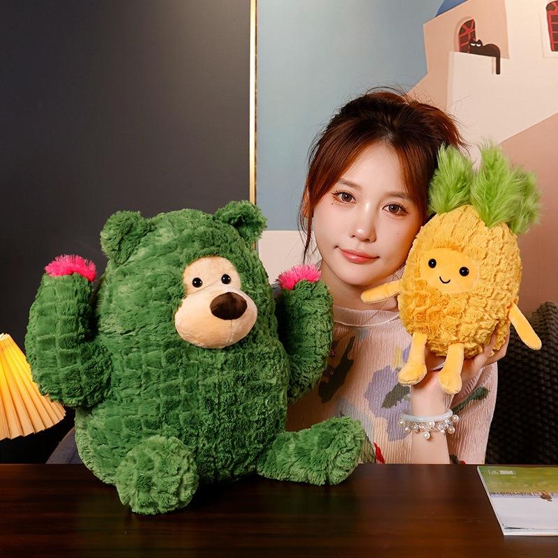 Cute Cactus Pineapple Plush Toy Creative And Funny Long Plush 18cm/0.1kg