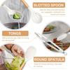 12 Pcs Silicone Kitchen Utensils Set Non Stick Silicone Cooking Utensil Set Heat Resistant Cookware with Wooden Handle JT558