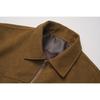 FEE THE END Men's Retro Suede Workwear Jacket - Loose Lapel Silhouette