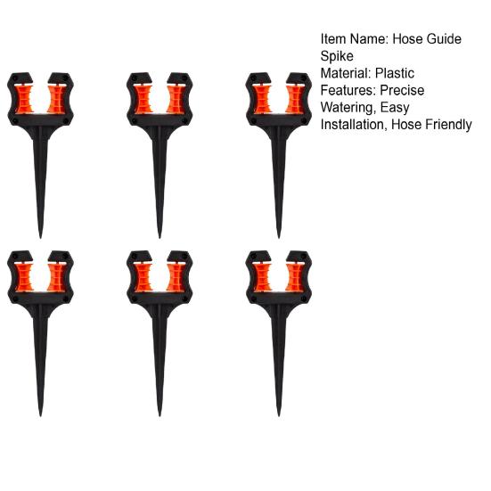 Prowadnica węża z kolcem Prowadnica węża z rolką Precyzyjny uchwyt do pozycjonowania węża do podlewania Kołek prowadzący do rur wodnych do nawadniania ogrodu