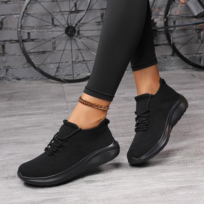 Large size fashion summer new breathable fly-woven socks casual sports shoes women's shoes lightweight running shoes