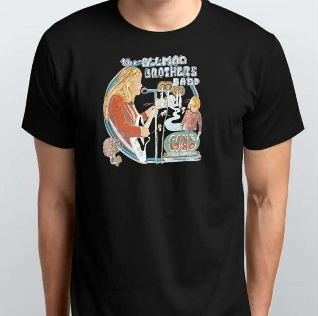 The Allman Brothers 1980 T-SHIRT Black S