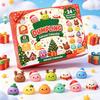 24‑Days Christmas Dumpling Advent Calendar Gift Set, Holiday Countdown Ornaments, Desktop Decor, Festive Party Favor Gifts