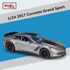 Maisto 1:24 Chevrolet Corvette Grand Sport Alloy Sports Car Model Diecasts Metal Racing Car Model Simulation Childrens Toy Gifts