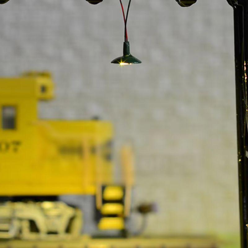10-PCS OO/HO Scale Street Light Model Wall Lamp Posts Led Ceiling Lamps For DIY Landscapes For Railway And Building Layout