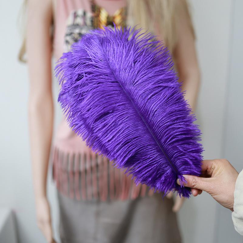 Ostrich Feathers 30-35Cm Wedding Road Guide Table Flower Ornament Ostrich Hair Decorative Clothing Accessories Diy