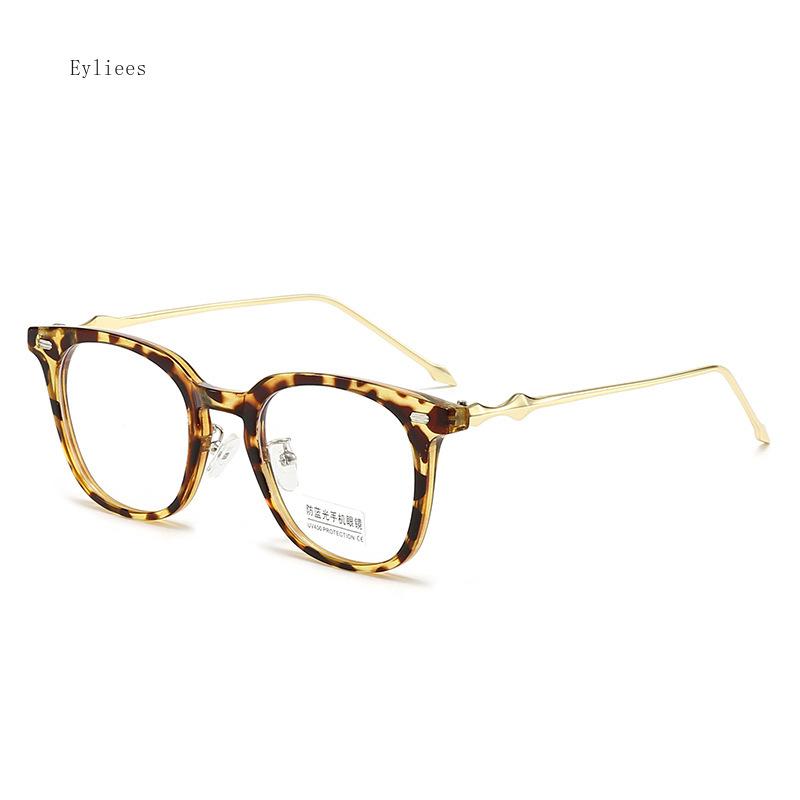 Latest Women Eye Glasses Frame Brand Design Retro Anti Blue Light Spectacle Eyeglasses Frame Square Men Computer Eyeglasses