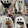 Halloween Ghost Plush Doll: Gus the Ghost with Pumpkin Pillow