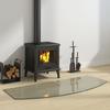 VidaXL Glass Plate for Fireplace 120x50 Cm 324155