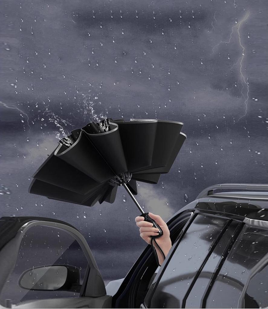 New Automatic Folding Umbrella Household Large Automatic Male Student Car Reverse Direction Umbrella Female Sunny and Rainy Suns
