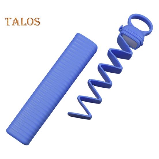 

Форма для льоду Легко натискати Піднос для кубиків льоду з кришкою Багаторазовий льодогенератор для морозильної камери Антипригарний Герметичний Форма для льоду синій