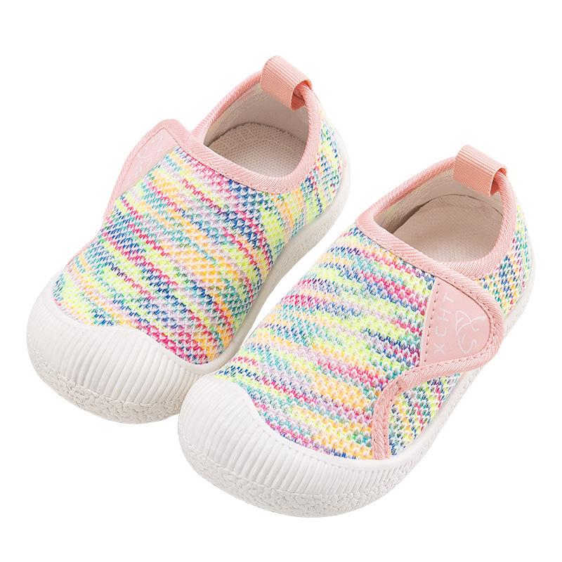 Fashio Children's Casual Shoe Spring New Boy Mesh Shoe Soft Soled Anti Slip Girl Shoe Hollowed Out Boys' Shoes Girl Single Shoes