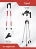 Leica RTK/GPS Tripod Stand with Centering Pole and Measuring Prism, Adjustable to 2.15m, 3m, and 5m.