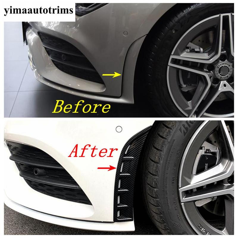 Front Bumper Air Inlet Vent Anti-blocking Protection Cover Trim For Mercedes-Benz CLA 200 C118 W118  -  ABS Accessories