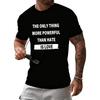 The Only Thing More Powerful Than Hate is Love T-Shirt Love is Greater Than Hate Shirt Unisex Casual Graphic Tee Tops