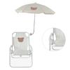 Children Camping Chairs Cartoon Animal Cute Style Metal Support Durable PP Foldable Portable Beach Folding Chair Bear with Umbrella