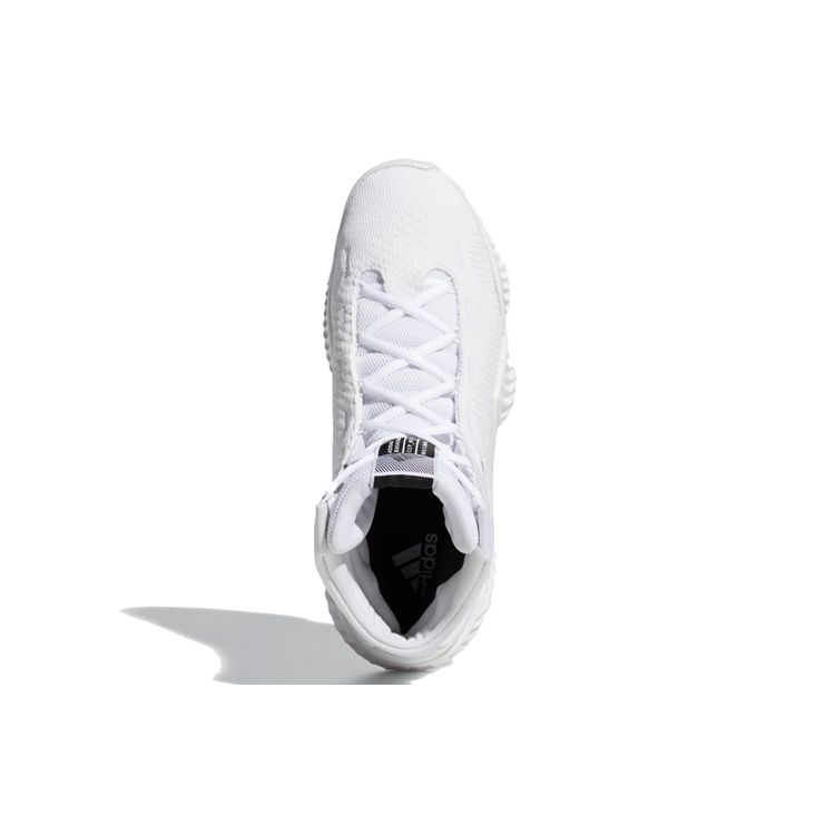 Adidas Pro Bounce 2018 White Black Men Sneakers Cloud-White Core-Black Crystal-White FW5745