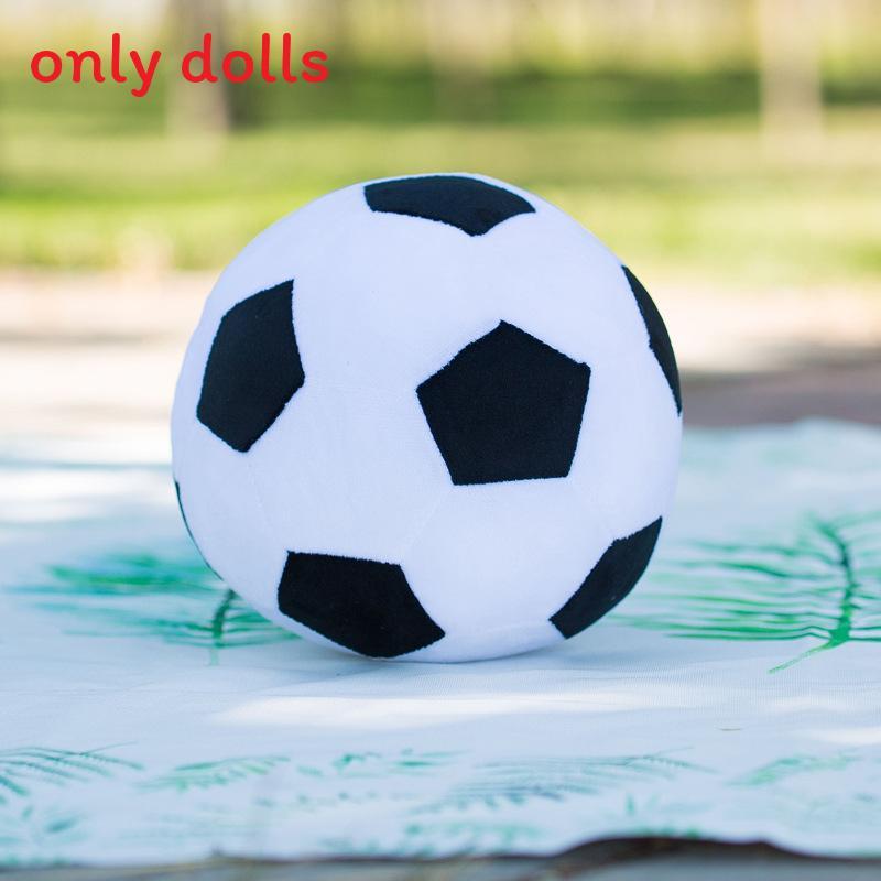 Plush Soccer Ball Toy With Soft Short Pile Fabric For Kids And Home Decor