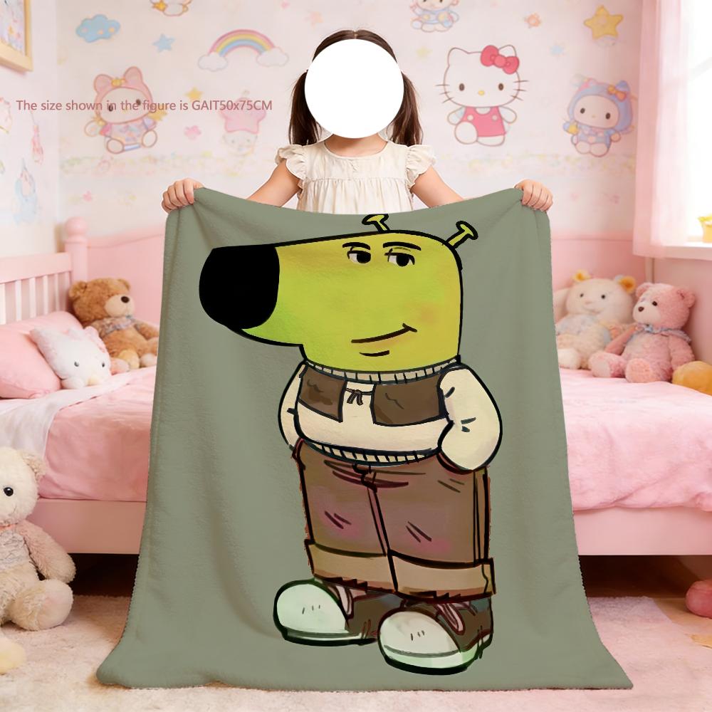 Blanket For Funny Soft Throw Chill Blanket for Art Picnic guy Meme Bed Sofa Home Bedroom Cozy Warm Comfortable
