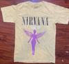 NIRVANA In Utero Live 93 Tour Dates & Art Grunge Band Tee Yellow SZ S-NWOT Unisex T-Shirt