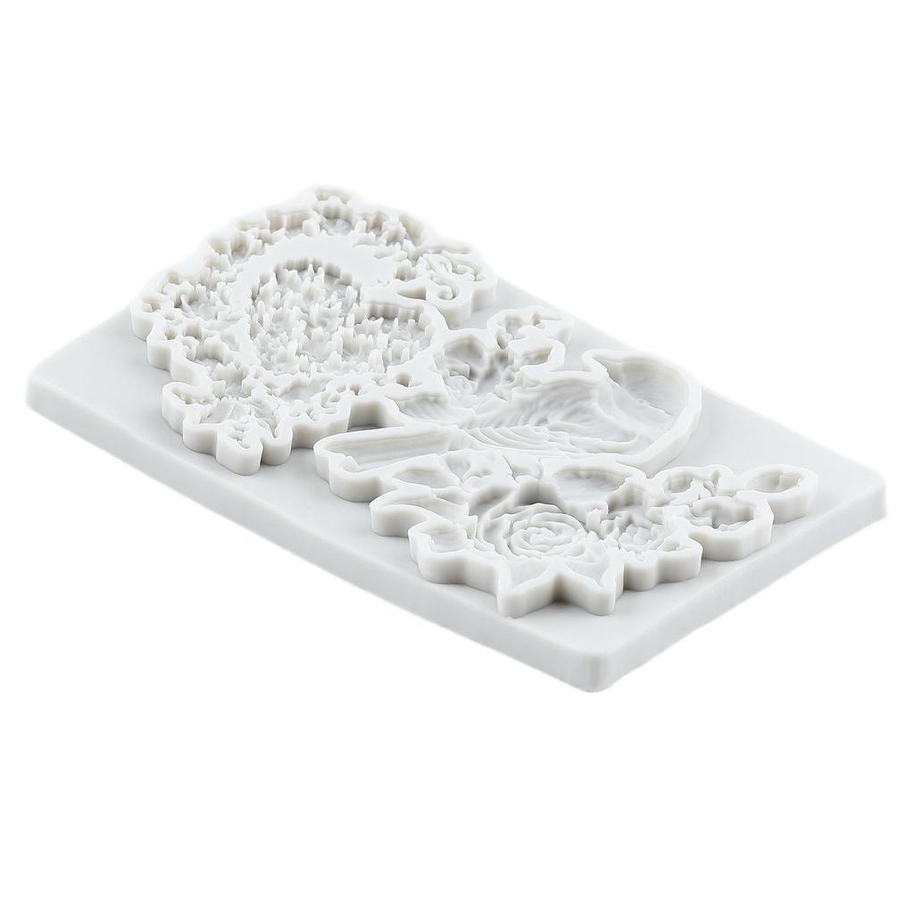 Ptačí silikonové formy Květinová fondánová forma Nástroje na zdobení dortů Topper na cupcake Cukrovinková čokoládová forma na gumpastu