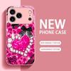 Diamond Love Madam Protect PhoneCase Glass PhoneCase for iPhone 17 16 15 14 13 12 11pm Pro Plus Dropresistant Cellphone Female