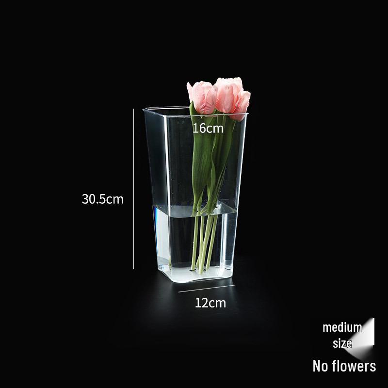 Genomskinlig Akryl Blompåse - Enkel Europeisk Stil