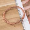 6 Pcs Folk Guitar Steel Wire String 6-string Acoustic Guitar Strings Replacement for Beginners Performers Durable