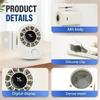 Car Clip On Fan with LED Display 100 Speed Adjustable Portable USB Rechargeable 1800mAh Battery Personal Cooling Mini Fans 2026