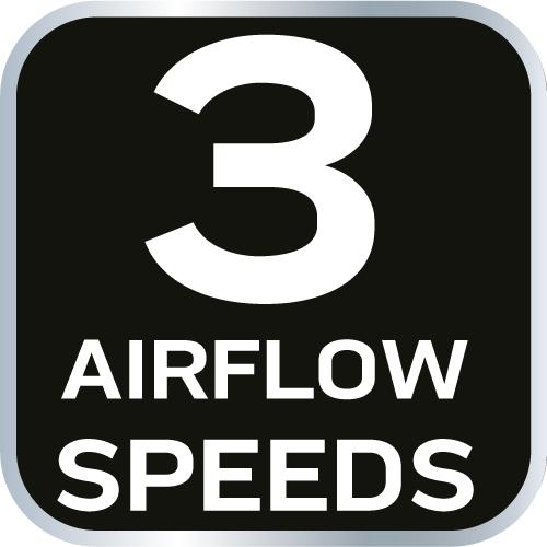 Workshop floor fan 100W, diameter 45 cm, 3 speeds, oscillation