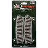 KATO HO Gauge Curved Track R370-22.5°, 2-280, 4 Pieces