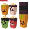 Verfügbare Halloween-Popcorn-Snackbox: Faltverpackung für Süßigkeiten & Pommes Frites